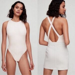 Aritzia Cream Bodysuit